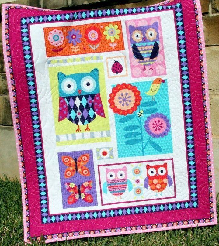 Owl Flower DTC2410220 Quilt Blanket