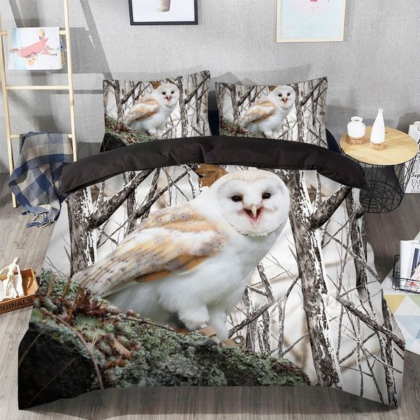 Owl Forest Bedding Set