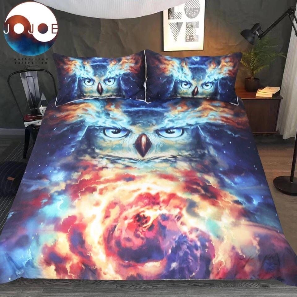 Owl Galaxy Bedding Set
