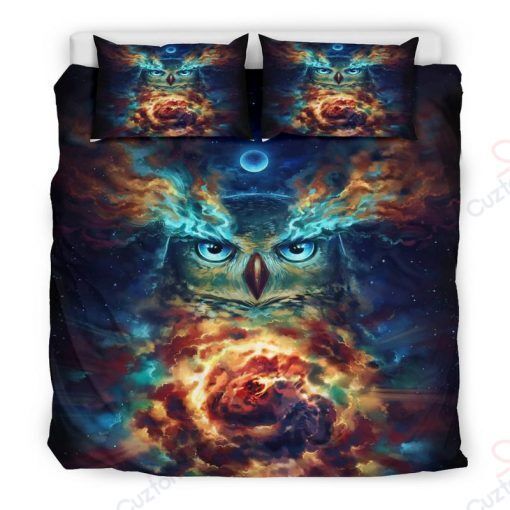 Owl Galaxy ( & Pillowcases) Bedding Set