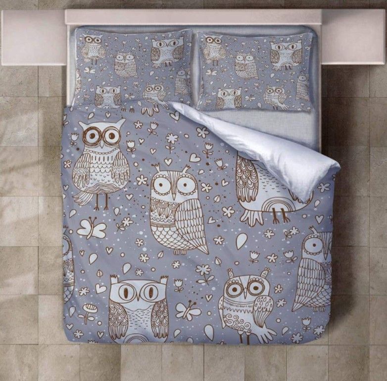 Owl Garden Bedding Set