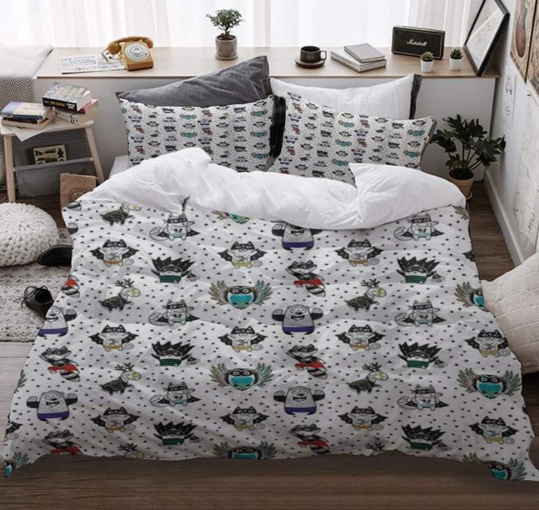 Owl Hero Bedding Set