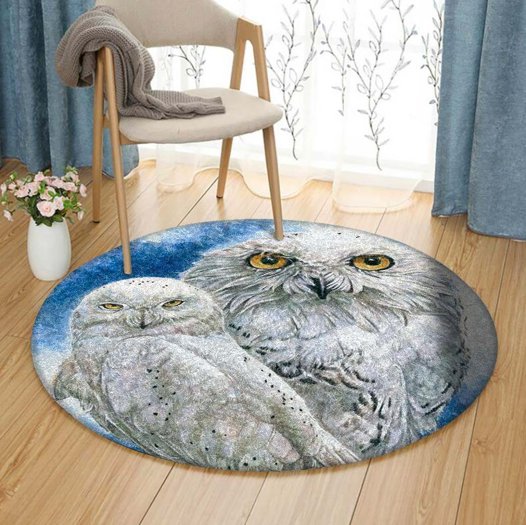 Owl Round Carpet