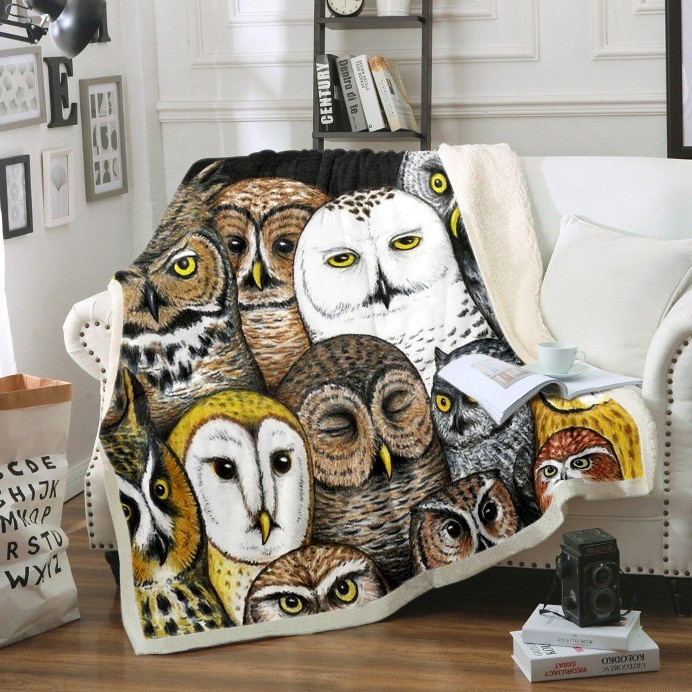 Owl Sherpa Fleece