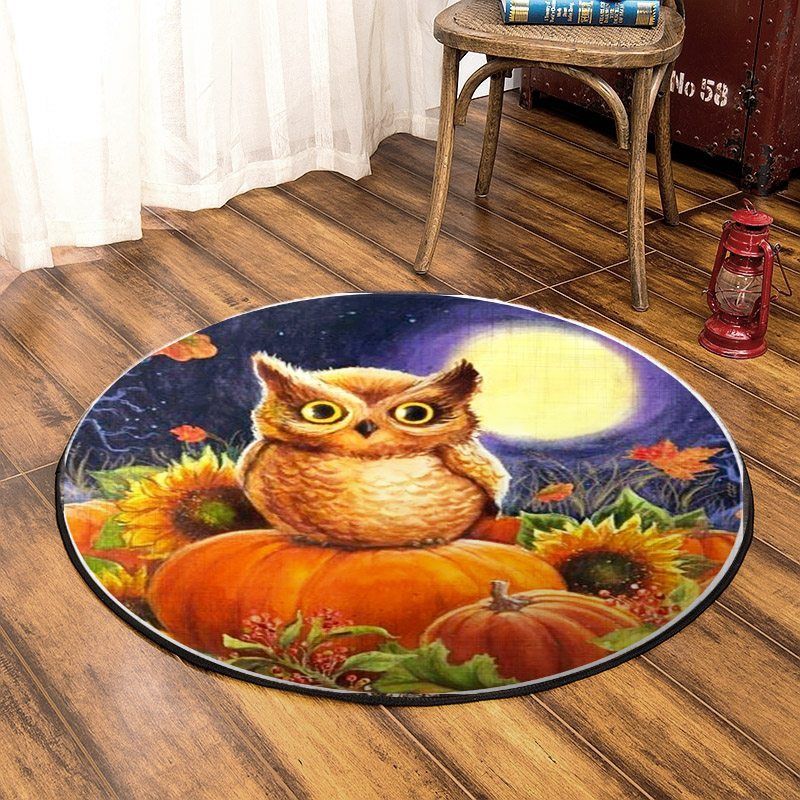 Owl Round Carpet