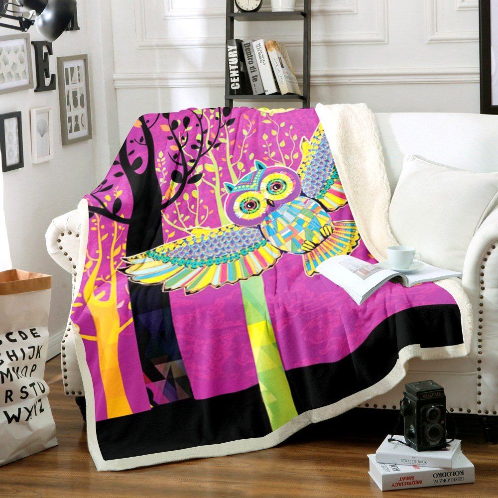 Owl Sherpa Fleece