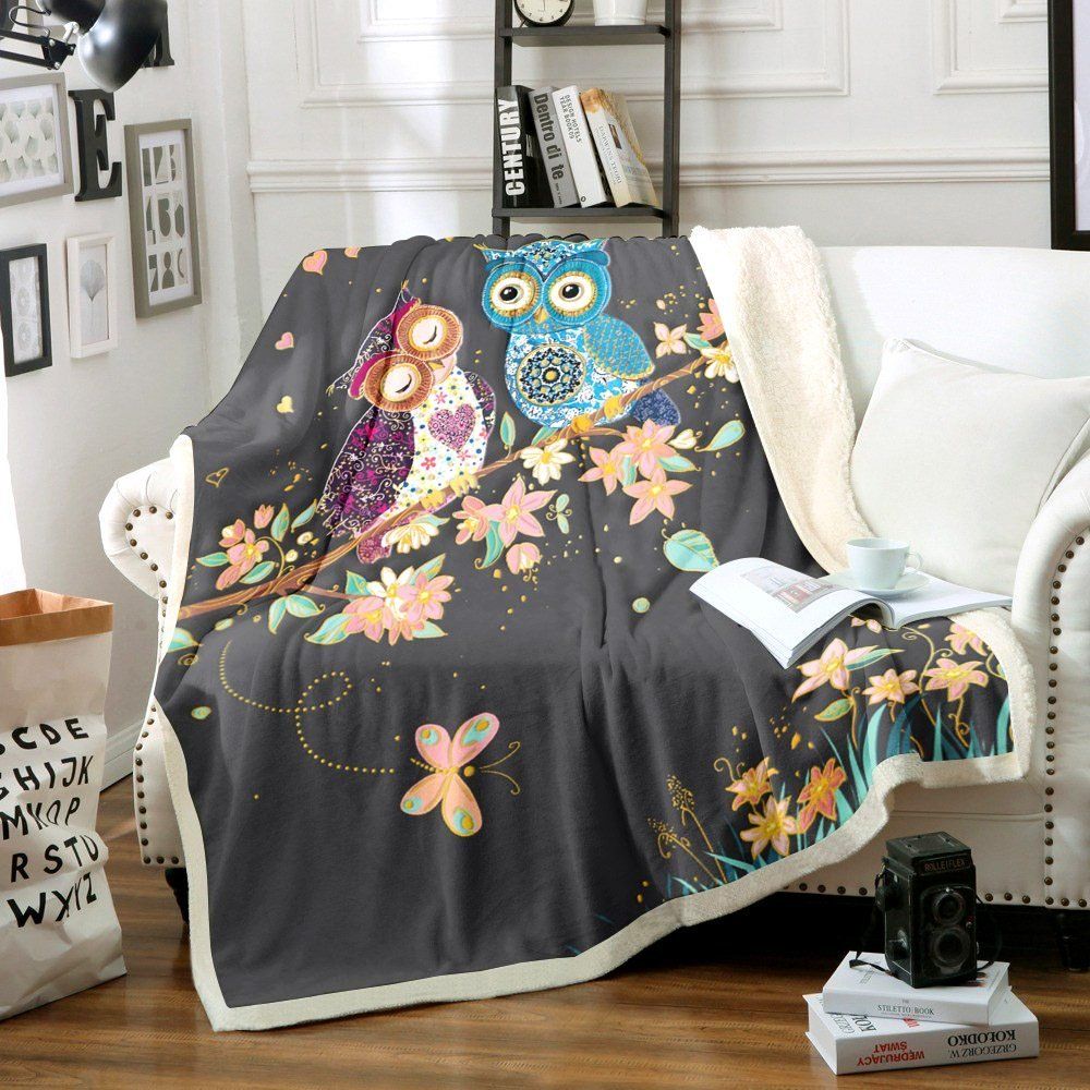 Owl Sherpa Fleece