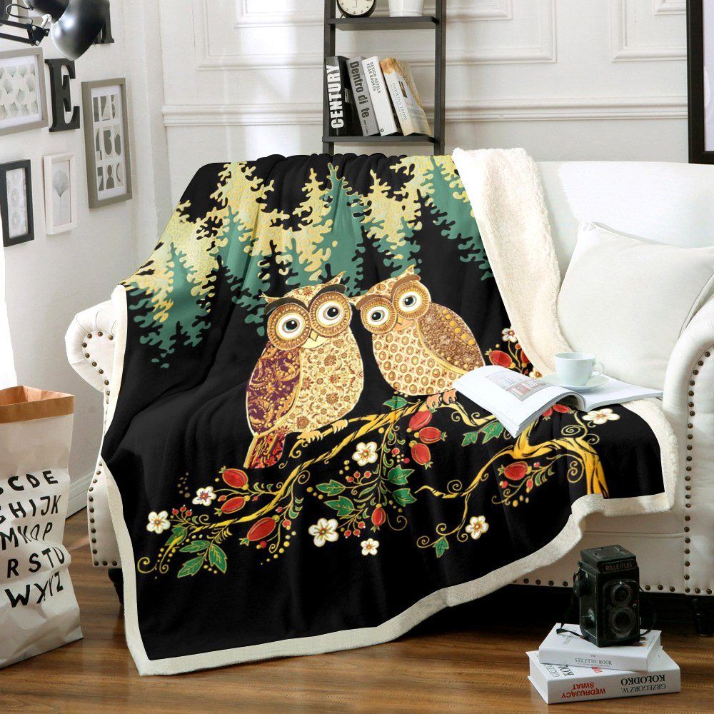 Owl Sherpa Fleece