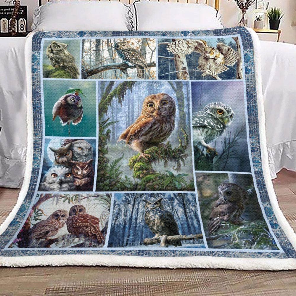 Owl Sherpa Fleece