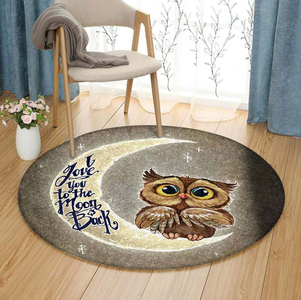 Owl Round Carpet