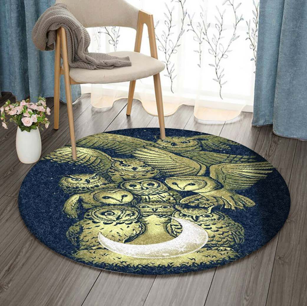 Owl Round Carpet