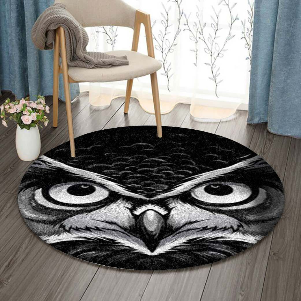 Owl Round Carpet