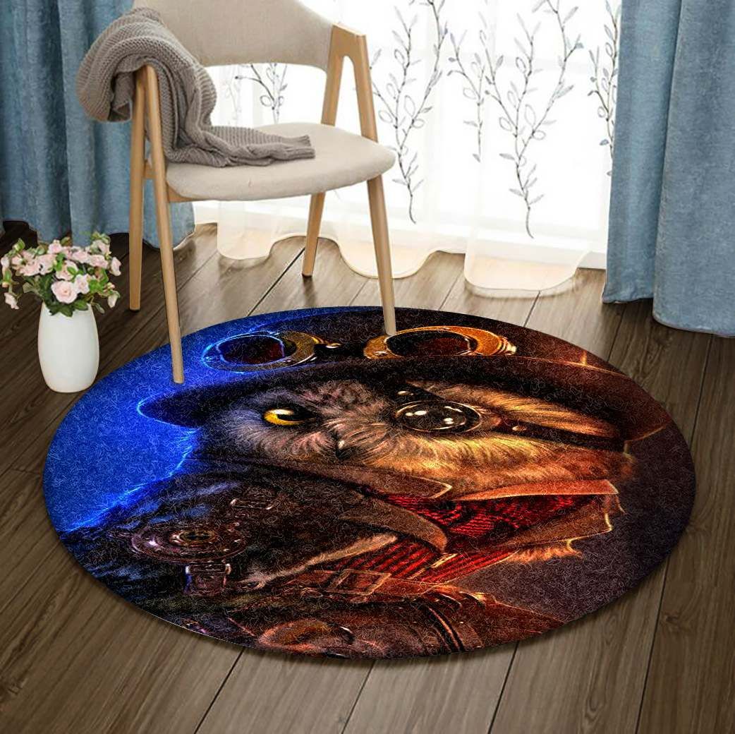 Owl Round Carpet