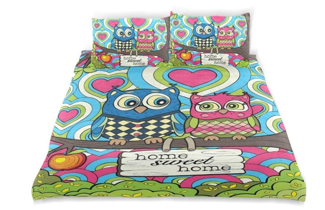 Owl Home Bedding Set
