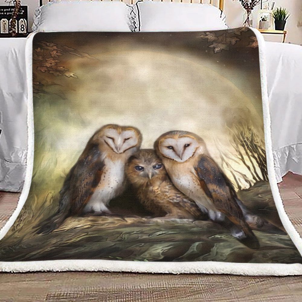 Owl Sherpa Fleece