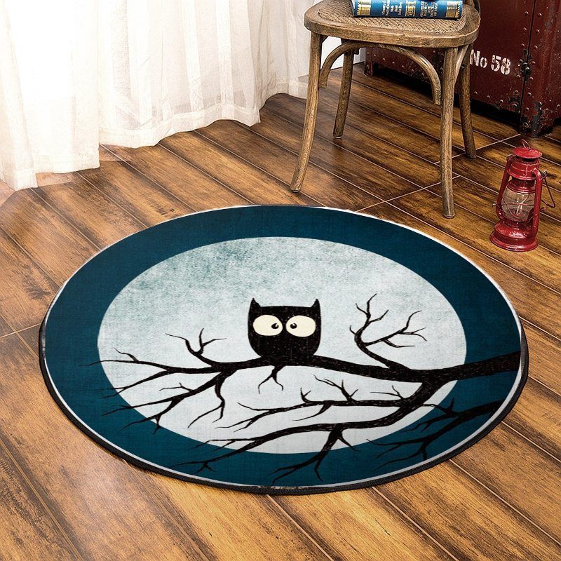 Owl Round Carpet