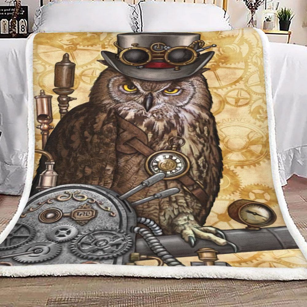 Owl Sherpa Fleece
