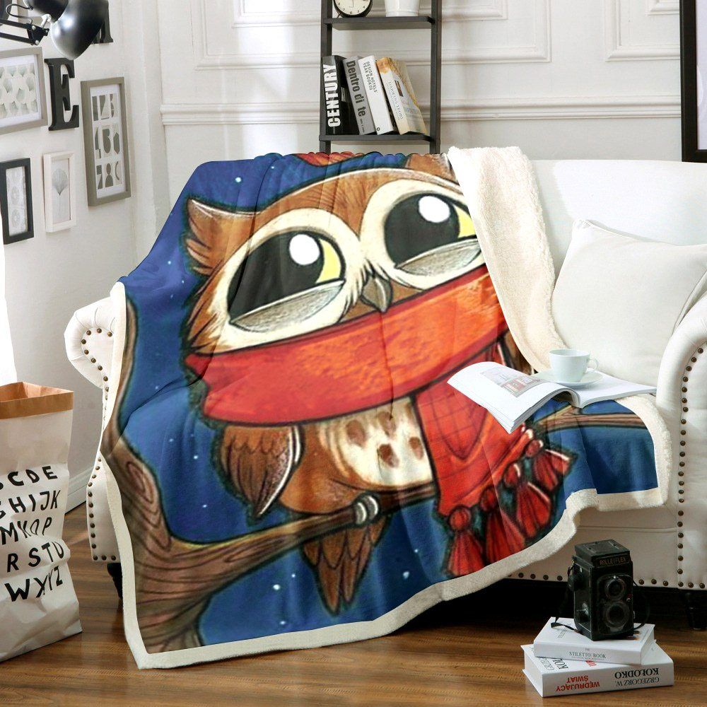 Owl Sherpa Fleece