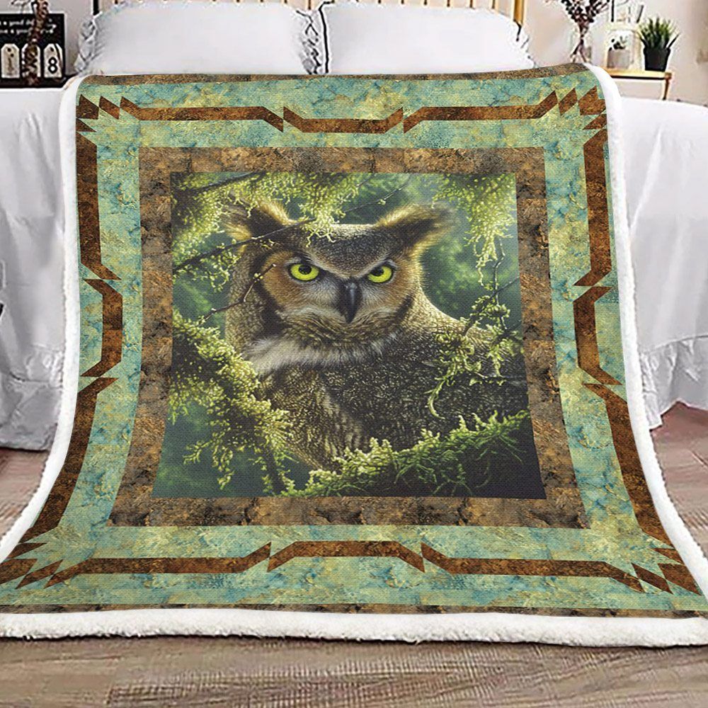Owl Sherpa Fleece
