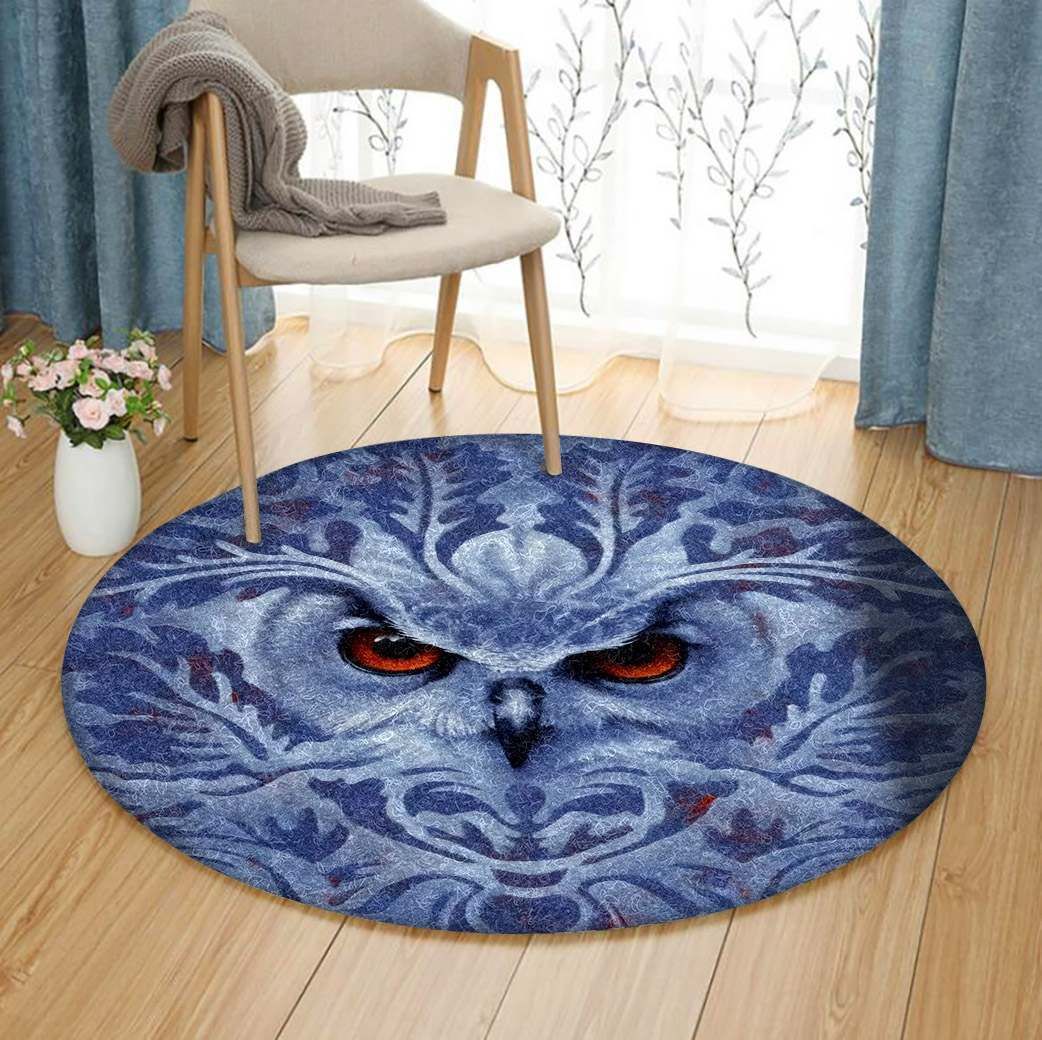 Owl Round Carpet