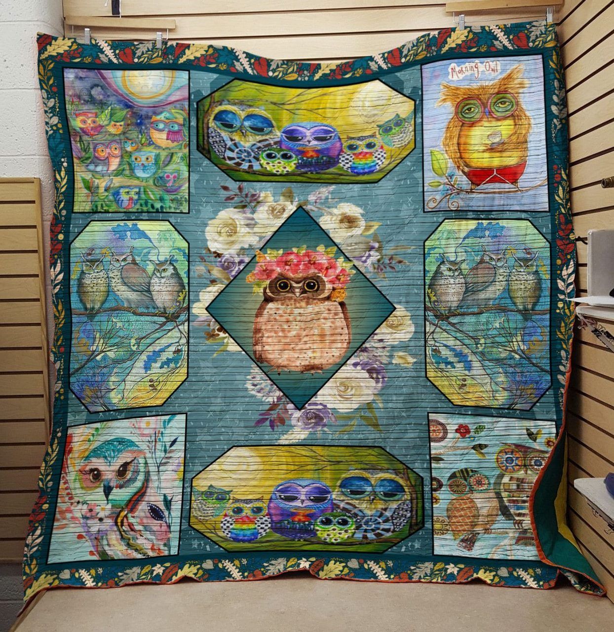 Owl In The Middle Quilt Blanket DHC3112485TD