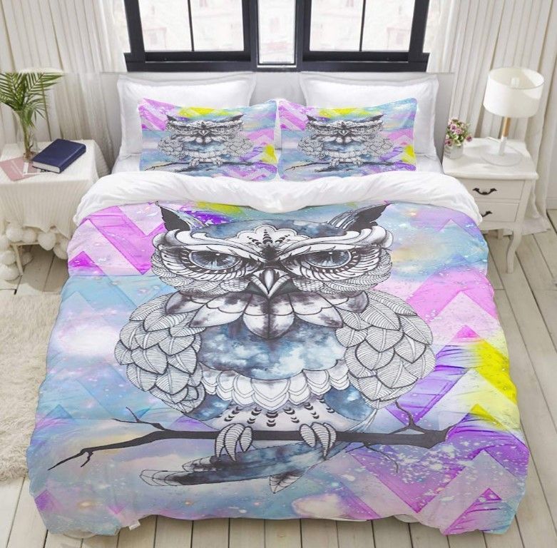 Owl Leaf Bedding Set