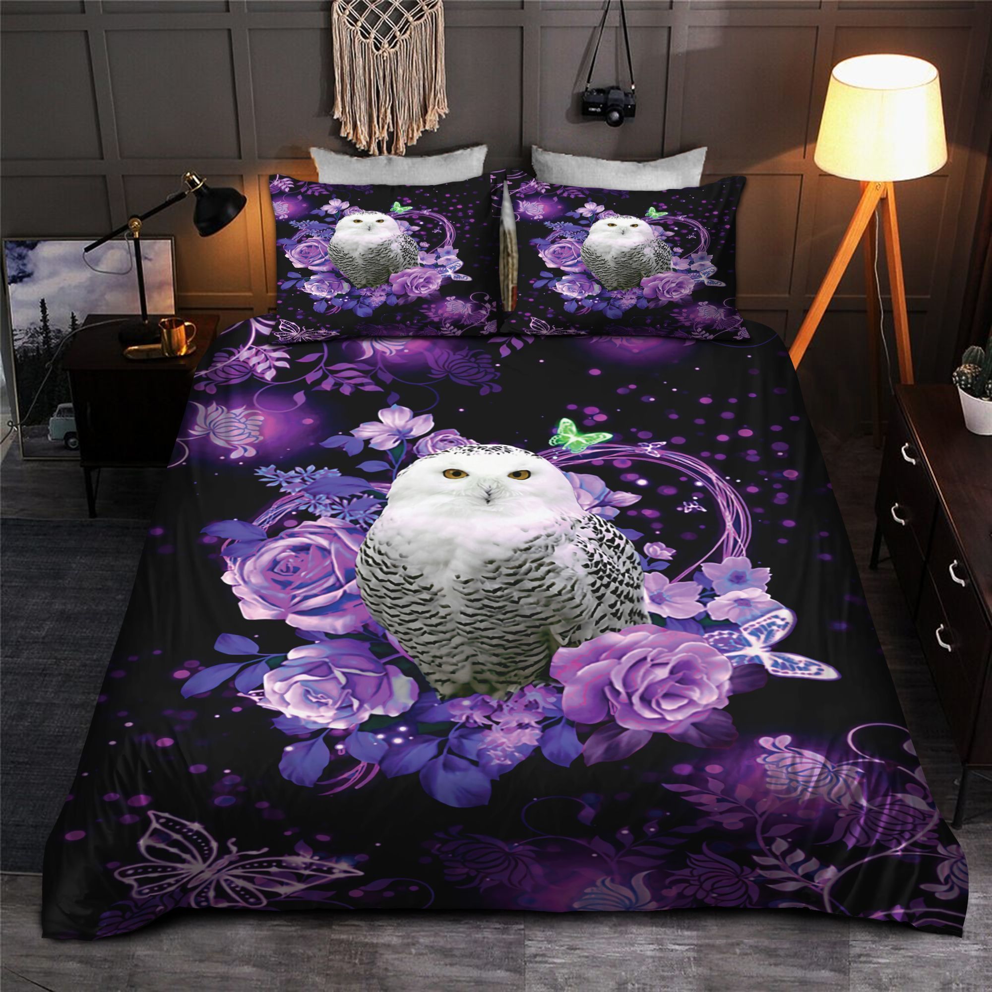 Owl Love Bedding Set