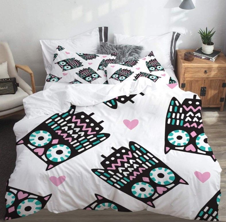 Owl Love Bedding Set