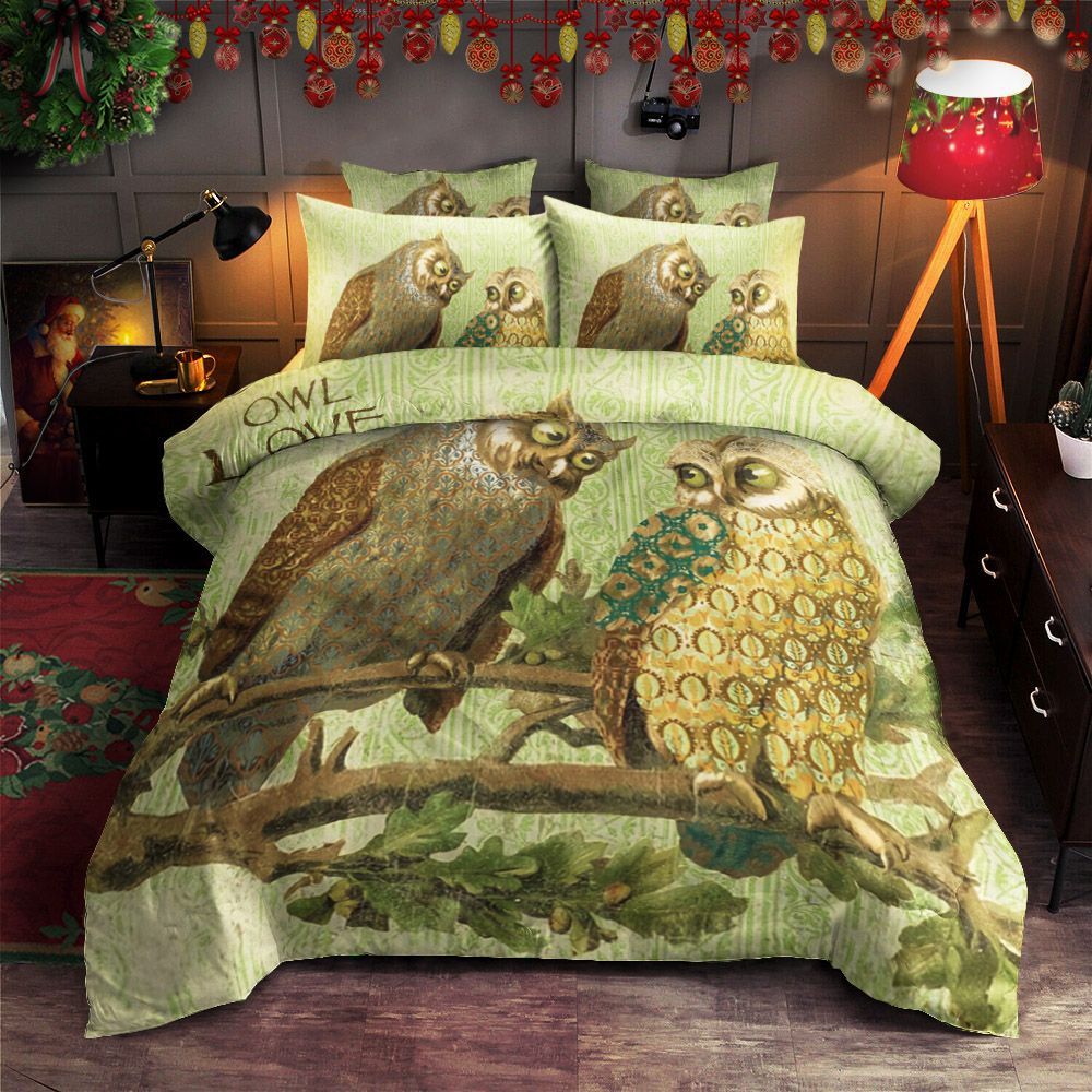 Owl Love Bedding Set