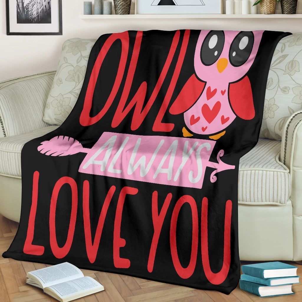 Owl Love You Sherpa Fleece Blanket