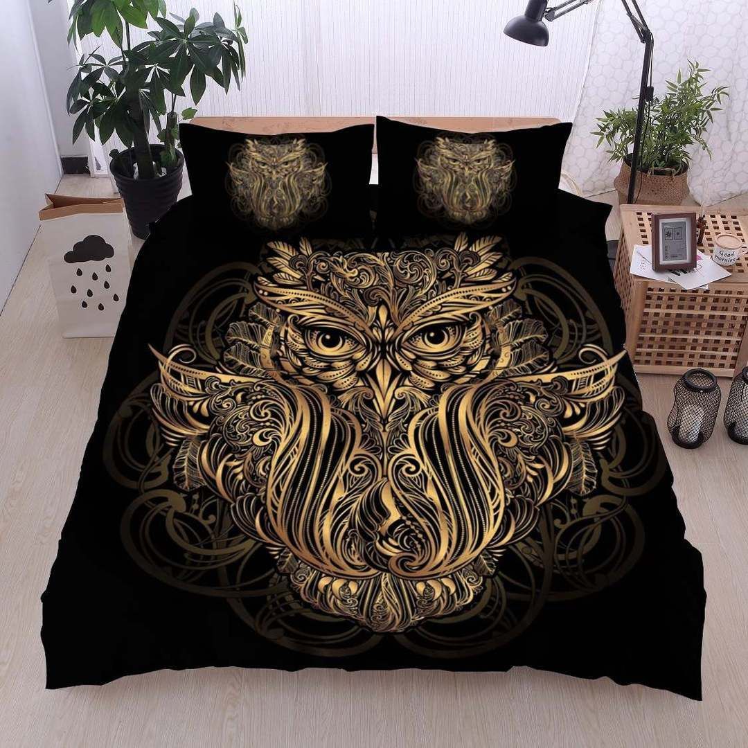 Owl Mandala Bedding Set