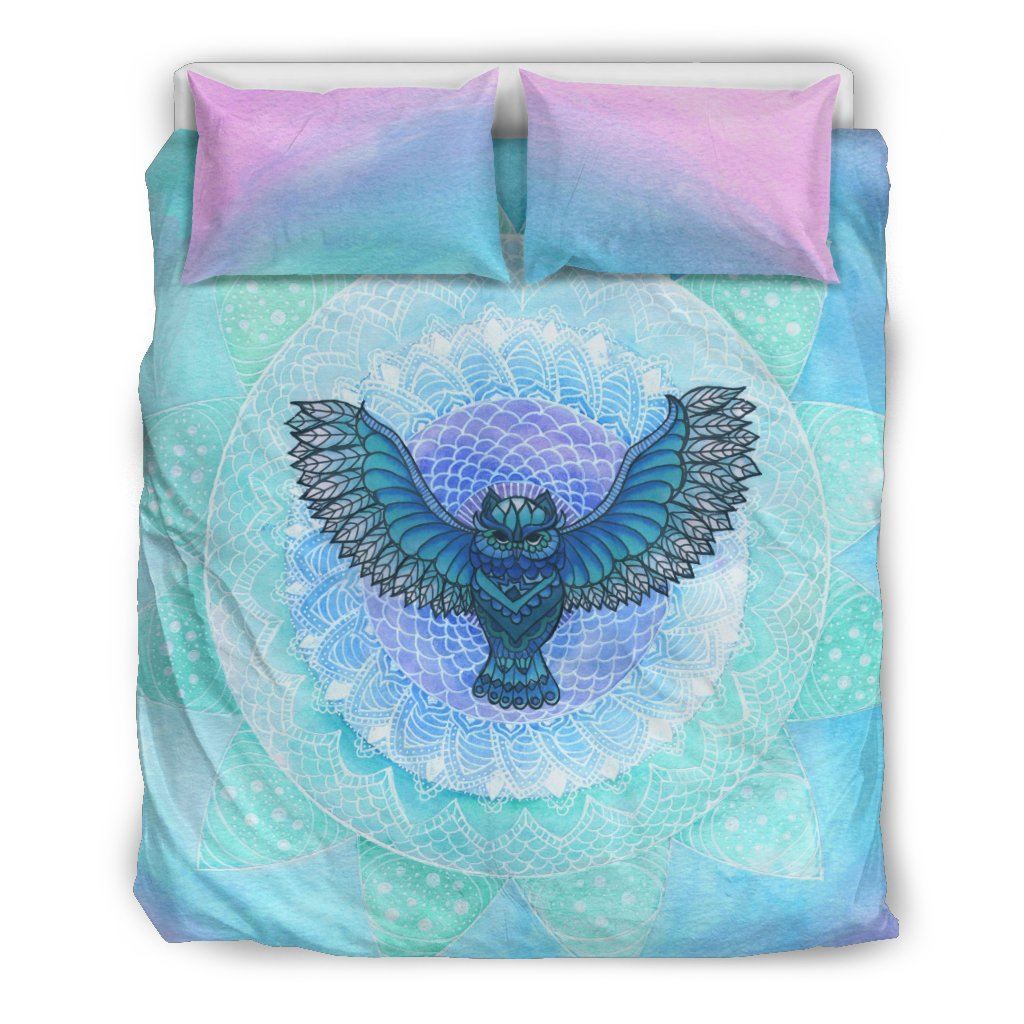 Owl Mandala Celtic Bedding Set