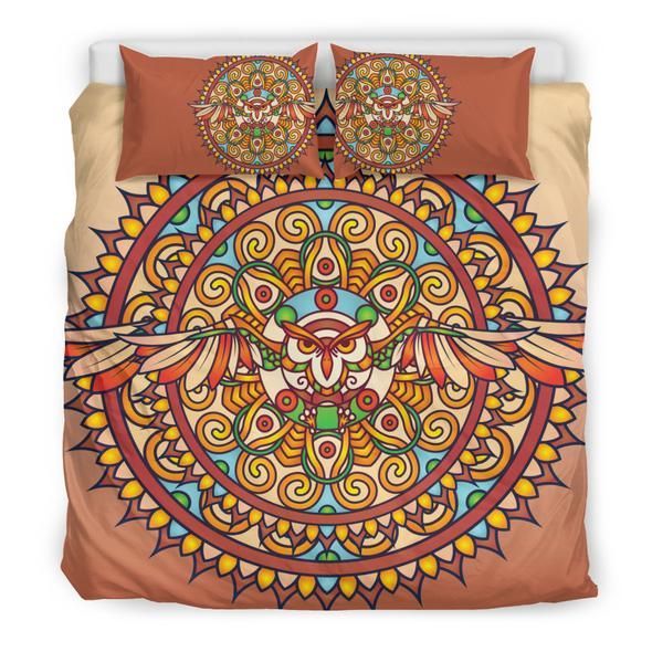 Owl Mandala Bedding Set
