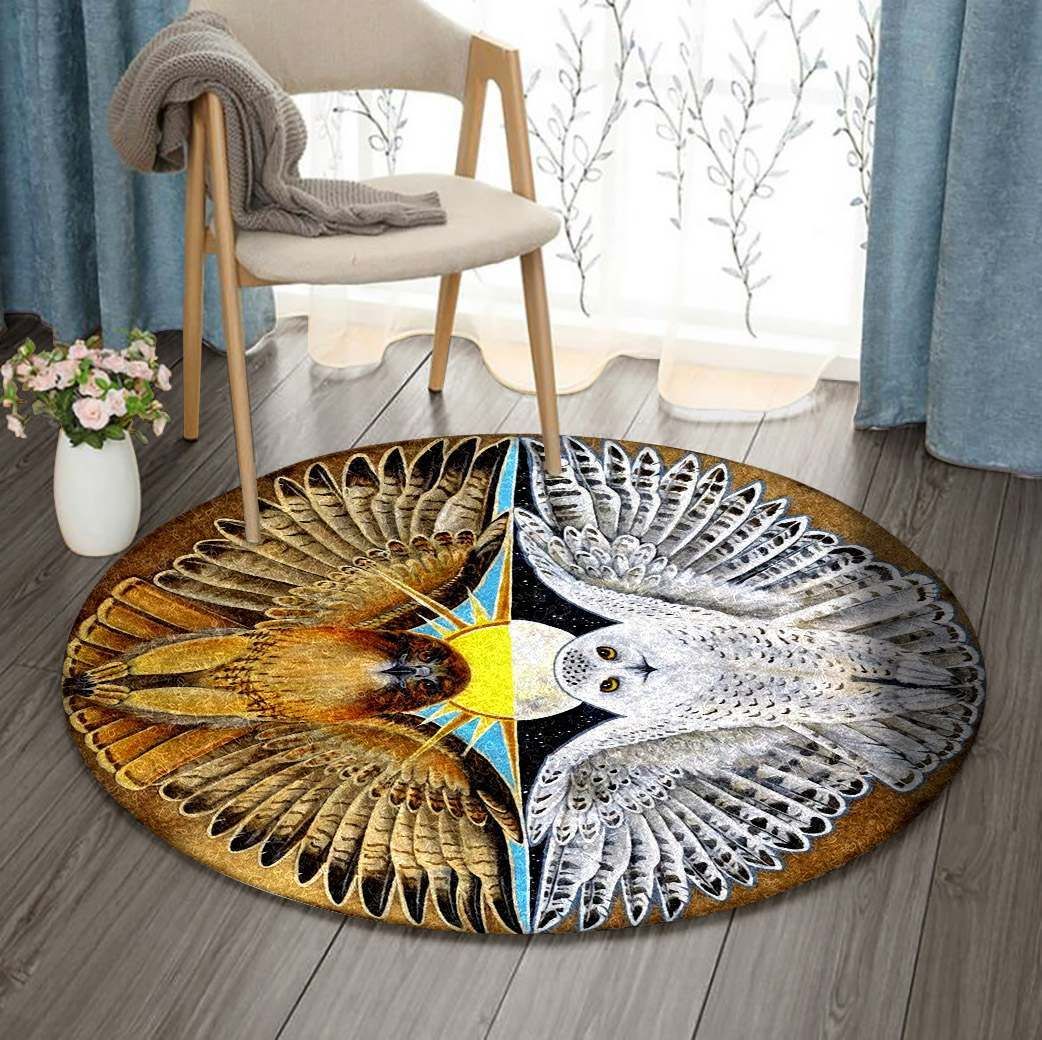 Owl Round Carpet