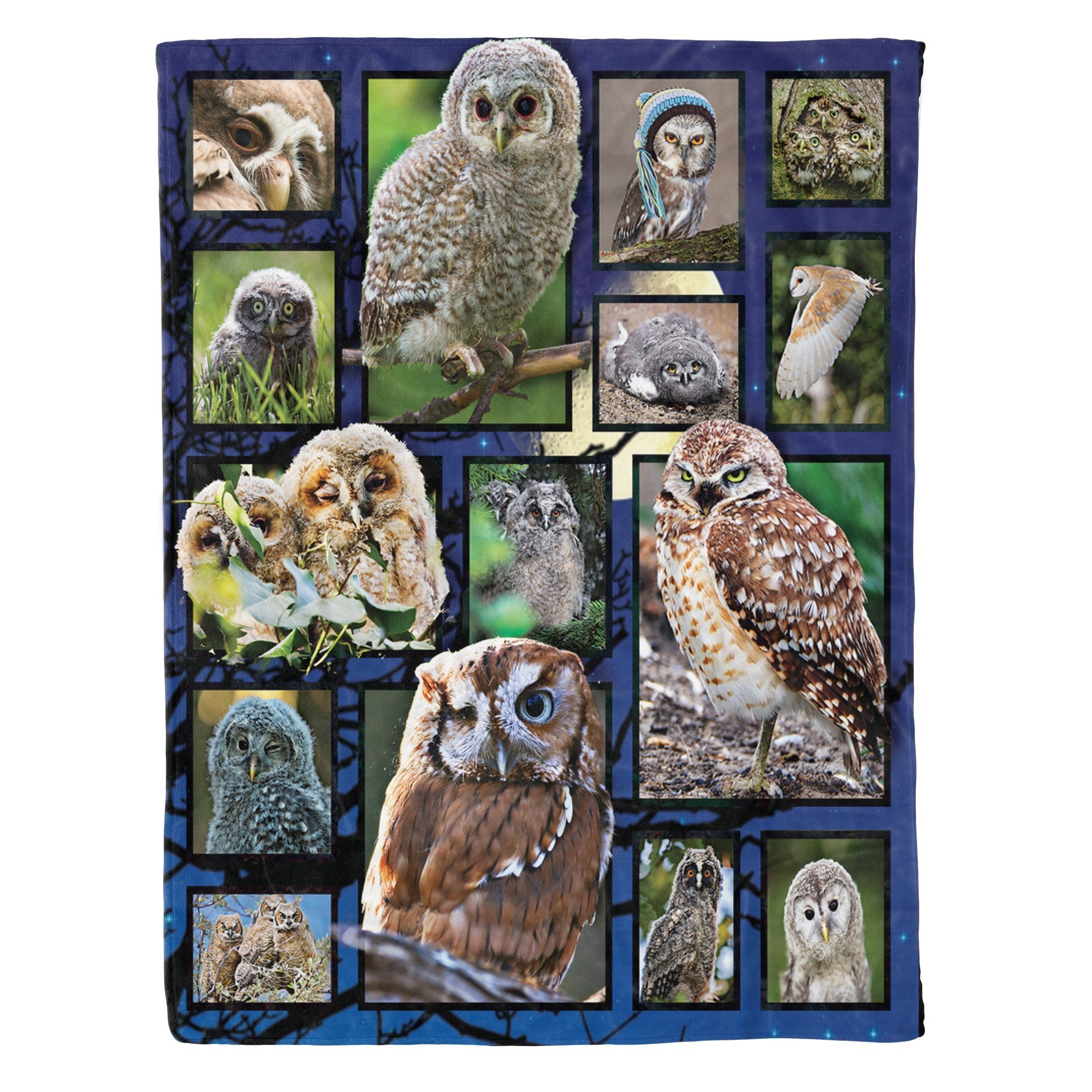 Owl Fleece Blanket