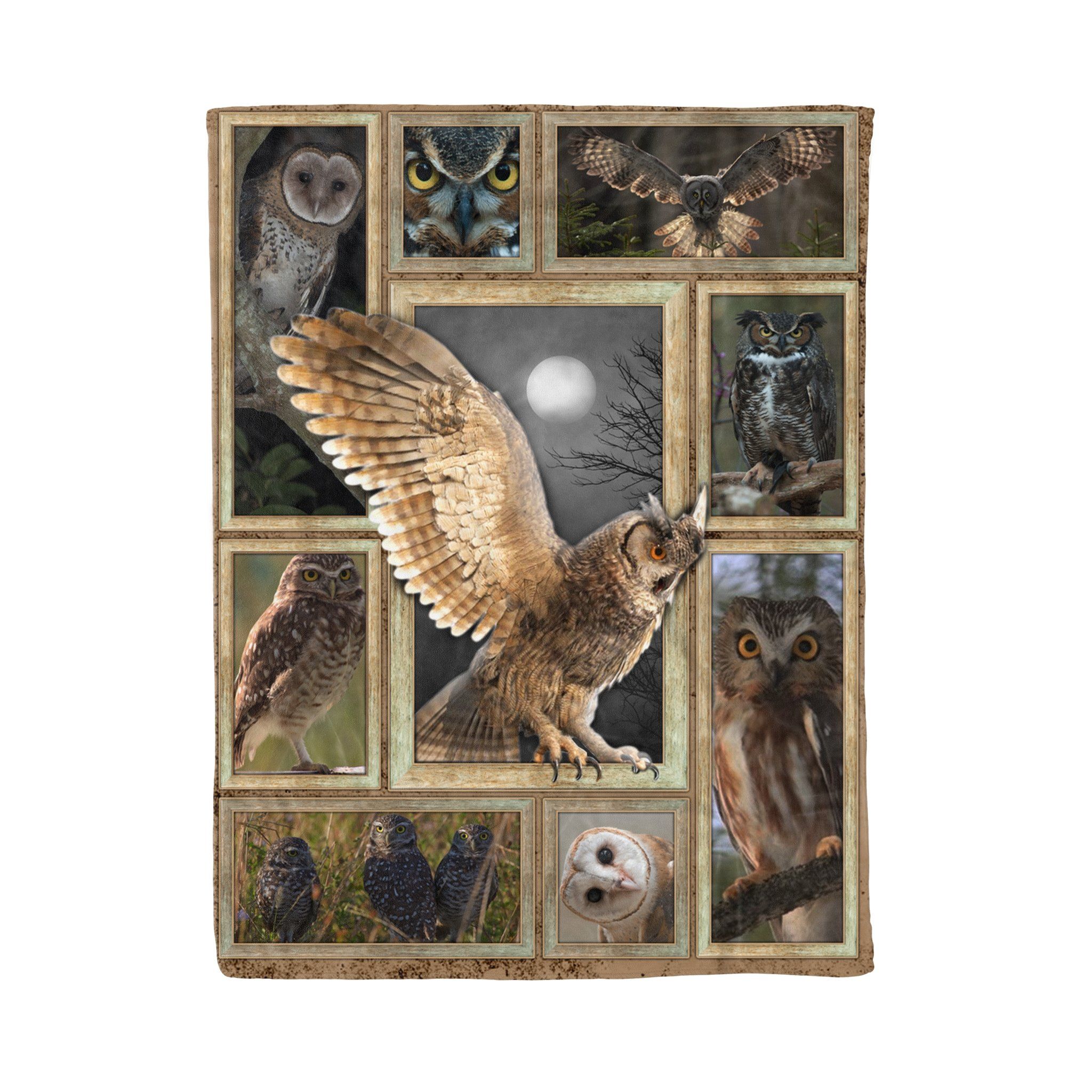 Owl Fleece Blanket