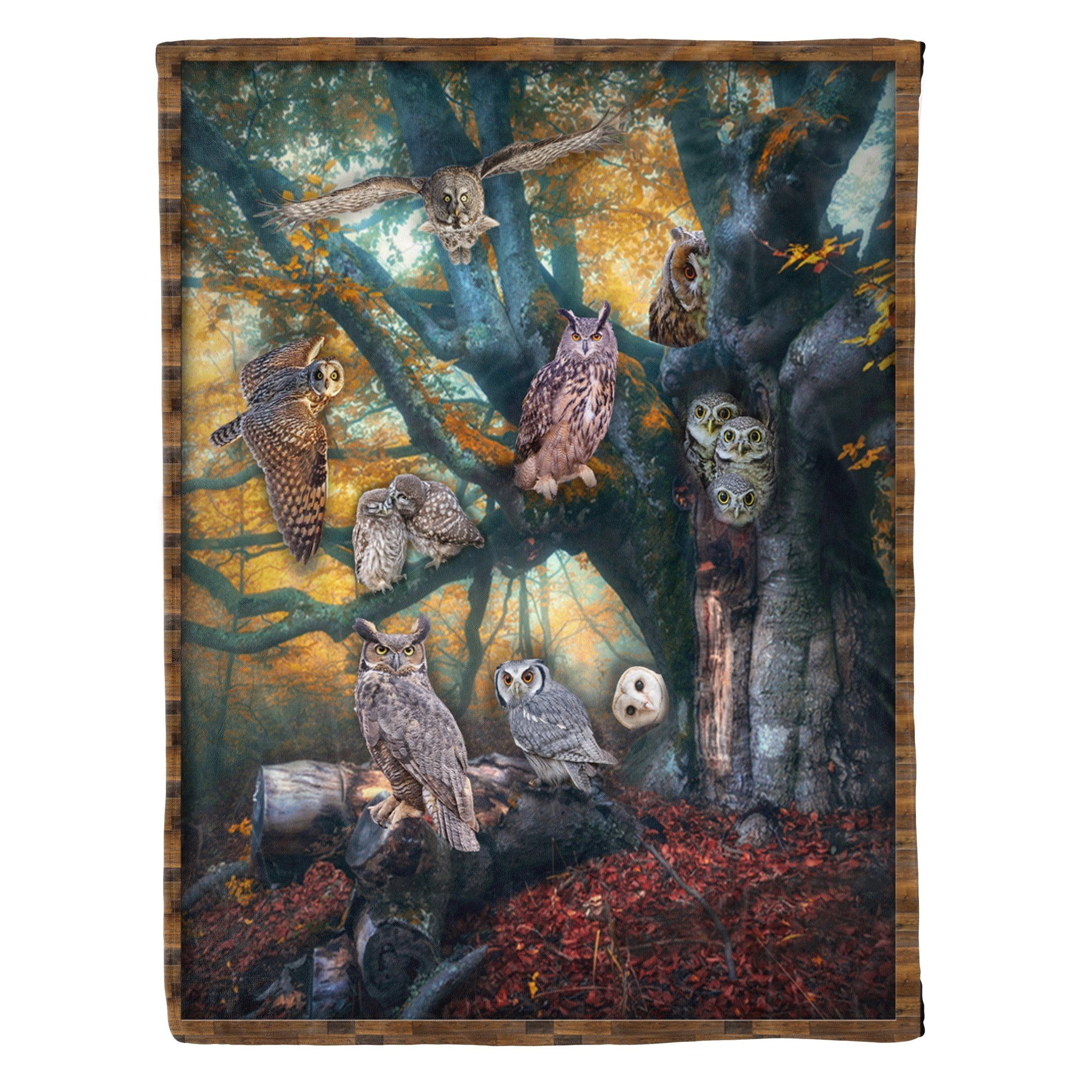 Owl Fleece Blanket