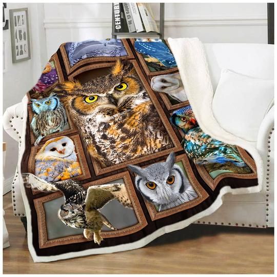 Owl Fleece Blanket