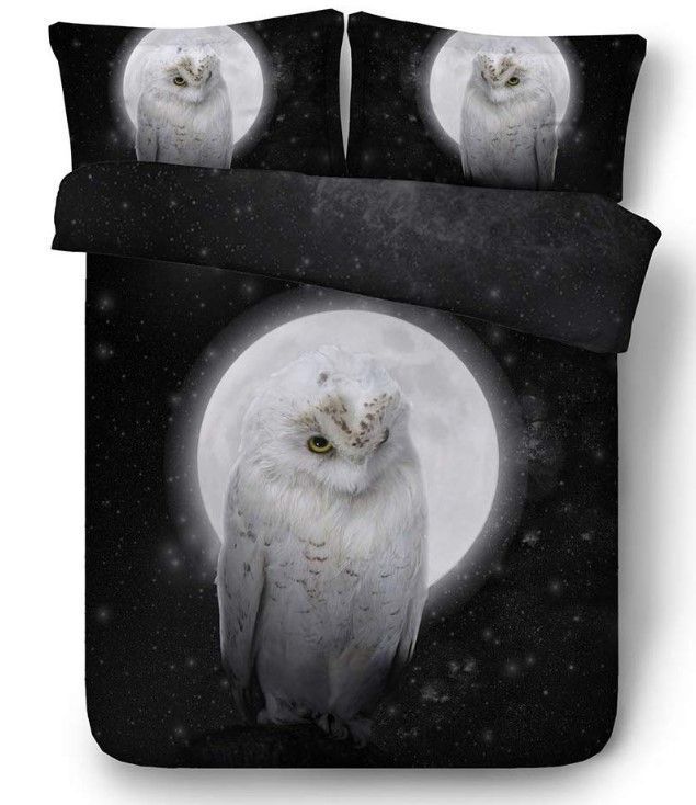Owl Moon Bedding Set