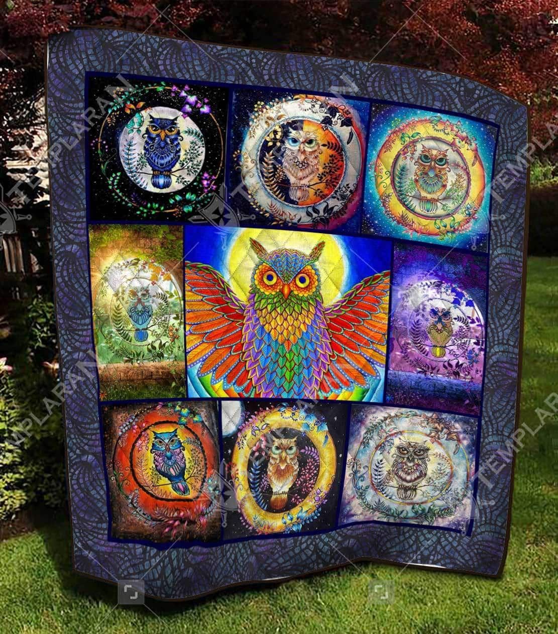 Owl Must Be Crazy Quilt Blanket DHC0201201006TD