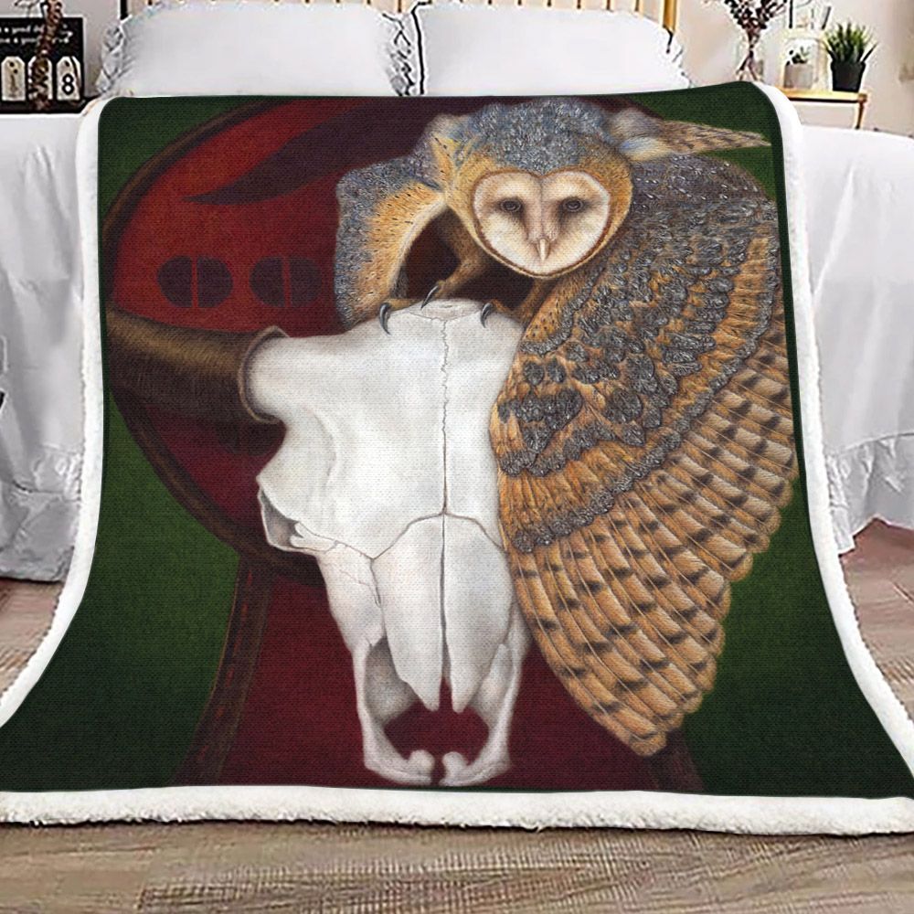 Owl Native Sherpa Fleece