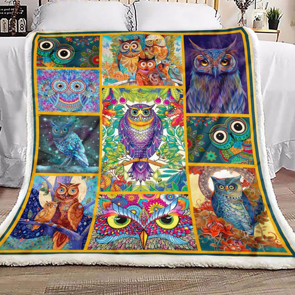 Owl Fleece Blanket