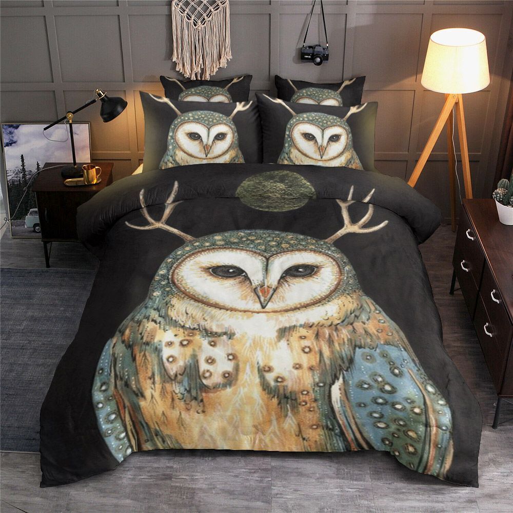 Owl Night Bedding Set