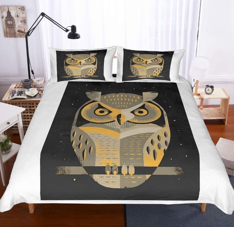Owl Night Bedding Set