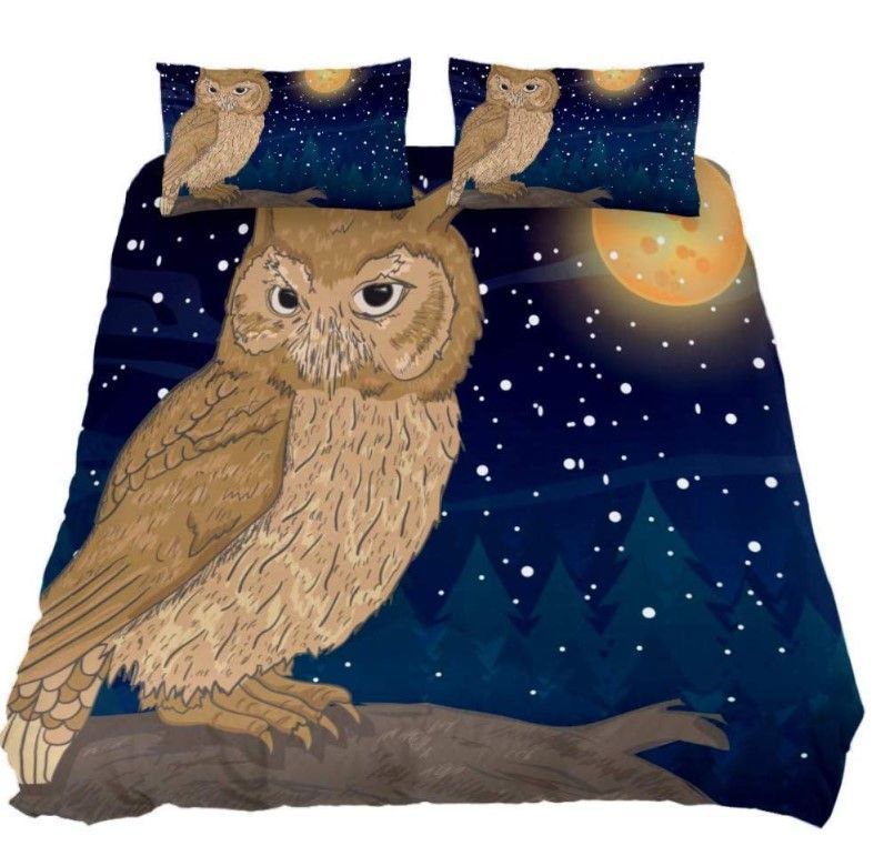 Owl Night Bedding Set