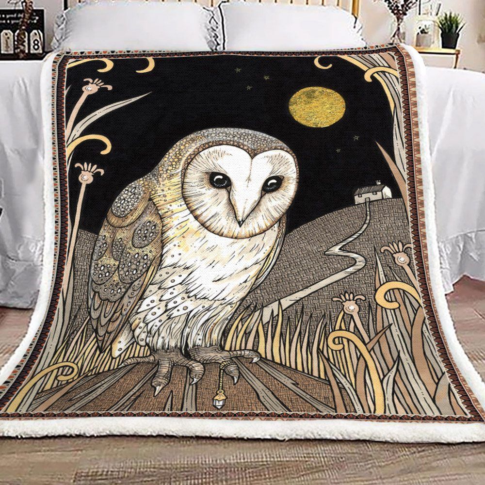 Owl Sherpa Fleece