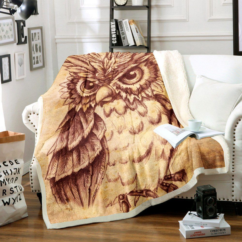 Owl Sherpa Fleece