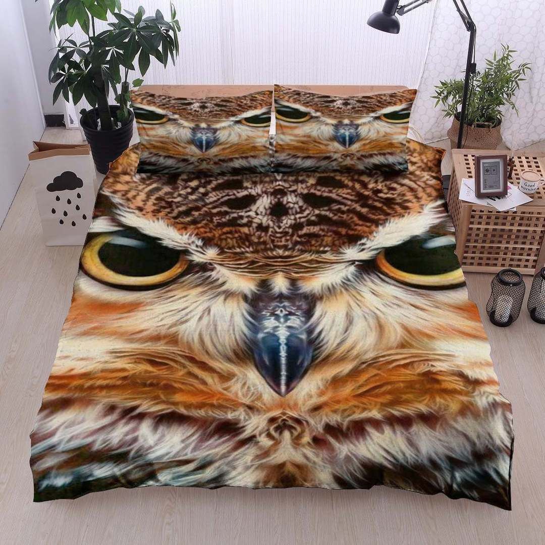 Owl Cotton Bed Sheets Spread Comforter Duvet Cover Cotton Bed Sheets Spread Comforter Bedding Set