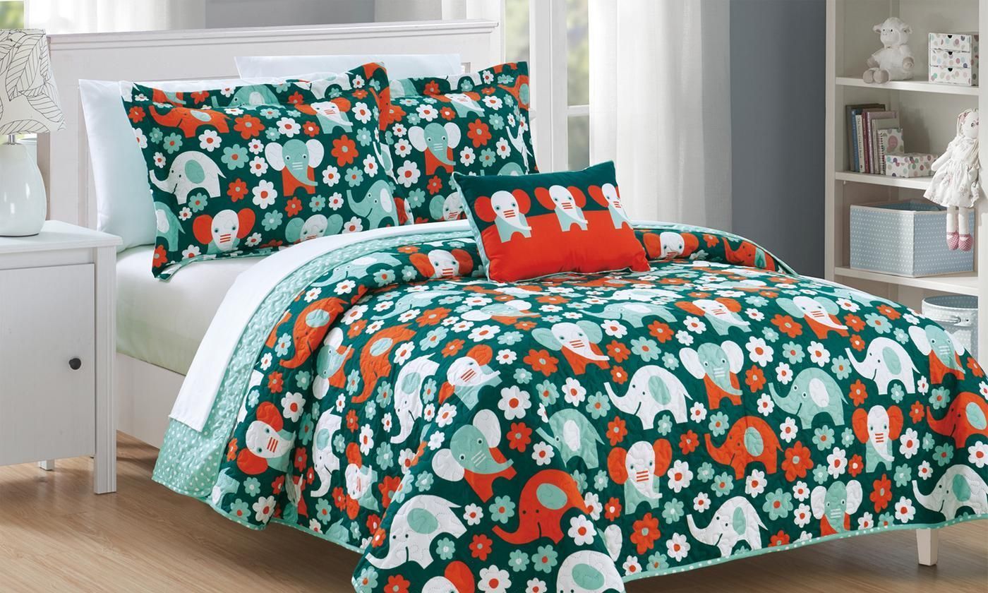 Owl Or Elephant Bedding Set