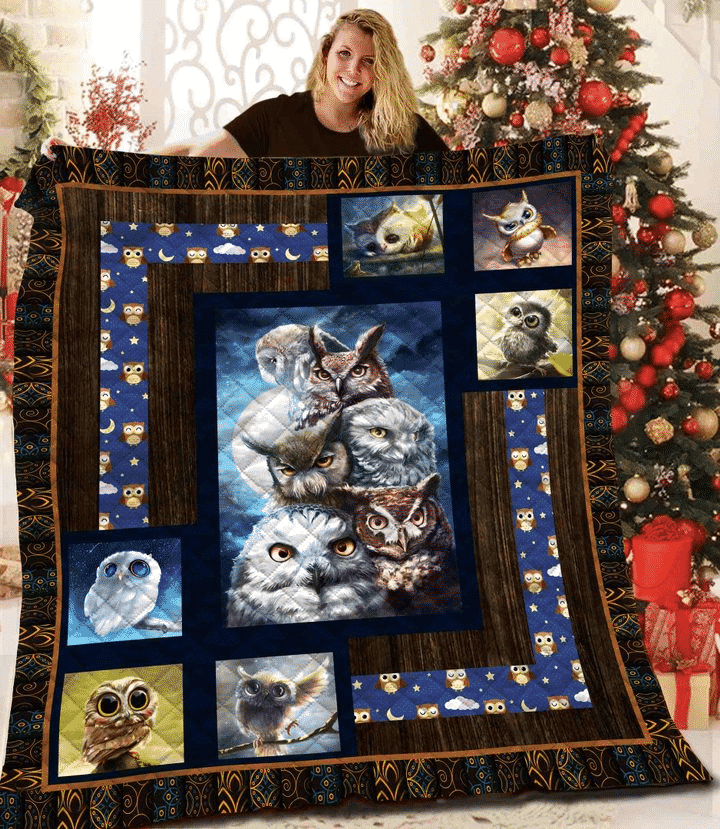 Owl Owls Are Awsome Quilt Blanket Dhc04011644Dd